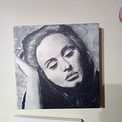 Acrylic portrait. Een project van  Acr y lschilderij van josienkosse - 28.04.2020