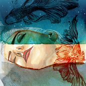 My project in Illustrated Portrait in Watercolor course. Artistic Drawing project by Eveline Holla - 04.28.2020