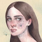 Ricomporre i pezzi della propria vita. Un proyecto de Dibujo de Retrato, Pintura a la acuarela y Retoque fotográfico de Francesca Mazzacane - 28.04.2020