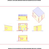 Mi Proyecto del curso: Introducción al dibujo arquitectónico en AutoCAD. Arquitetura projeto de Fabiola Ibarra Guadamuz - 28.04.2020
