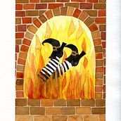 Mi Proyecto del curso: Introducción a la ilustración infantil - Hansel y Gretel. Un progetto di Illustrazione infantile e Pittura ad acquerello di kalinquita - 28.04.2020
