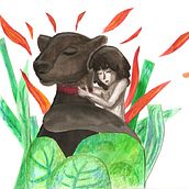 Mi Proyecto del curso: El Libro de la Selva. Traditional illustration, and Children's Illustration project by Luana Bonella - 04.28.2020