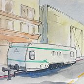 My project in Architectural Sketching with Watercolor and Ink course. Un proyecto de Ilustración arquitectónica y Pintura a la acuarela de tab.jsmith - 28.04.2020