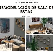 Remodelación de sala de estar. Een project van Interieurontwerp van Batia Braverman - 28.04.2020