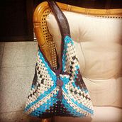 Meu projeto do curso: Técnicas básicas de knitting e crochet. Un progetto di Artigianato di Eliana Deus Vieira - 28.04.2020