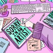 I don't work for free - Illustration project. H, Lettering, Traditional illustration, Digital Illustration, Lettering, and Digital Lettering project by Lucía Gómez Alcaide - 04.29.2020