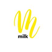 Milk poster. Digital Design, and Digital Lettering project by Ula Julia - 04.29.2020