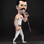 Freddie Mercury. 2D Animation, Concept Art, and Character Design project by Raúl Salguero Llorens - 04.29.2020