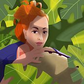 Kalyani. Ilustração tradicional projeto de Douglas Souza - 26.04.2020