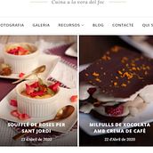 Mi Proyecto del curso: Creación de una web profesional con WordPress. Photographic Composition, and Food Photograph project by Rosa Cabiscol - 04.29.2020