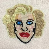 Mi Proyecto del curso: Retratos bordados en pedrería. Embroider project by Carolina Yancovic - 04.30.2020