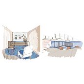 ASISTED Ein Projekt aus dem Bereich Architektur, Innenarchitektur, Zeichnung, Artistische Zeichnung, Digitale Zeichnung, Innendesign und Architektonische Illustration von Jara F. Solís - 30.04.2020