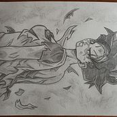 Videl - Dragon Ball Z. Un projet de Dessin au cra , et on de Alexandra Vidal Nogueira - 30.04.2020