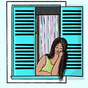 Ventanas. Drawing, Traditional illustration, Digital Illustration, and Children's Illustration project by Roser Aguilera Bagur - 04.30.2020