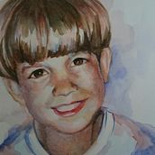 Mi Proyecto del curso: Retrato artístico en acuarela. Fine Arts project by Gema Sánchez - 04.30.2020
