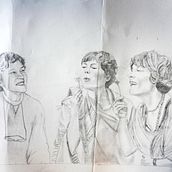 In progress - watercolour painting for my mum's birthday Ein Projekt aus dem Bereich Porträtzeichnung von Stephanie Heckman - 30.04.2020