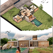 Mi Proyecto del curso: Ilustración digital de proyectos arquitectónicos. Un proyecto de 3D, Arquitectura, Arquitectura digital, Ilustración arquitectónica e Ilustración digital de Marcos Quezada - 30.04.2020