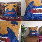 Mi Proyecto del curso: Bordado XL con aguja mágica: Barbudo del Bosque Azul . Embroider project by Go Ro - 05.02.2020