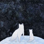 "Somewhere under the same sky" (my project in Modern Watercolor Techniques course). Projekt z dziedziny Malowanie akwarelą użytkownika Julia Molina - 01.05.2020