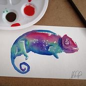 Camaleon. Fine Arts project by Didi Alpe - 05.01.2020