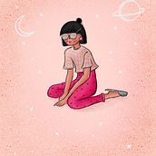 Chicas en cuarentena. Un proyecto de Diseño de moda, Diseño gráfico, Ilustración tradicional e Ilustración digital de Andrea Marchand - 17.04.2020