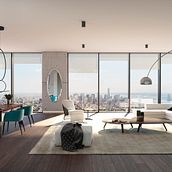 Mi Proyecto del curso: Infografía arquitectónica en 3D. Un progetto di Architettura d'interni, Interior design, Infografica e Modellazione 3D di Anahí Gomanz - 01.05.2020