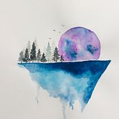 Abstract painting. Un progetto di Pittura ad acquerello di viktoria_fra - 12.04.2020