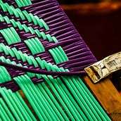 Mi Proyecto del curso: Introducción al tejido en cordón de PVC. Arts, Crafts, Furniture Design, Making, Interior Design, Decoration, Fiber Arts, Upc, and cling project by Juan Carlos Gnecco Pedraza - 04.24.2020