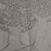 Viaje Interior en Cuarentena. Drawing project by Verónica Islas - 05.01.2020