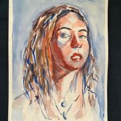 Mi Proyecto del curso: Retrato artístico en acuarela. Watercolor Painting project by lgilgon - 05.07.2020