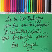 Mi Proyecto del curso: Caligrafía itálica con brush pen.  project by Leila Nelly Perales Sanabria - 05.06.2020