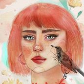 Mi Proyecto del curso: Retrato ilustrado en acuarela . % angikamos tarafından hazırlanan Güzel sanatlar, Portre Çizimi, Geleneksel illüstras, on, Tablo, Sulubo, Ve a Resim projesi - 05.02.2020
