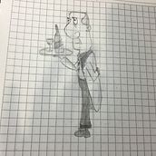 Mi Proyecto del curso: Introducción a la creación de personajes estilo cartoon . % Manuel Calva tarafından hazırlanan Karakter Tasarımı projesi - 05.01.2020