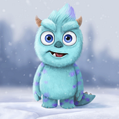 First snow of James P. Sullivan. Un progetto di Character design, Disegno digitale, Illustrazione digitale e Pittura digitale di Sara Wavreille - 03.06.2020