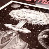 L'Odyssée de l'espace. Un projet de Illustration traditionnelle de Romain Blais - 02.06.2018