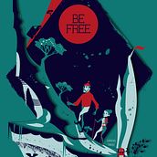 BE FREE. Br, ing, Identit, Drawing, Poster Design, and Traditional illustration project by Lorena Sánchez - 05.02.2020
