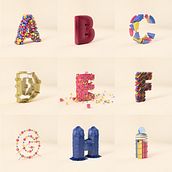 36 Days of type - 2020. 3D projeto de Paul Goerne - 31.03.2020
