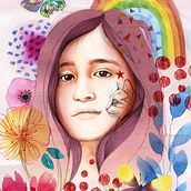 Mi Proyecto del curso: Retrato ilustrado en acuarela.  project by Paulina Jara - 05.02.2020