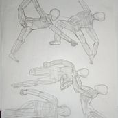 Mi Proyecto del curso: Dibujo anatómico para principiantes. Un projet de Dessin au cra , et on de guss03112002 - 02.05.2020