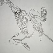 desde pequeño me encanto spider-man y creo que asi honro su imagen actual, jeje. Un projet de Esquisse  de felix_rodriguez_1 - 03.05.2020