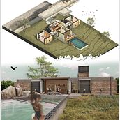 Mi Proyecto del curso: Ilustración digital de proyectos arquitectónicos. Een project van Architectuur van Ignacio Delbon - 03.05.2020