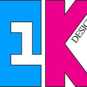 E1K Designs LOGO. Un projet de Création de logos de Tonju Gomez - 30.04.2020