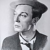 Mi Proyecto del curso: Buster Keaton. Un progetto di Disegno, Disegno a matita e Disegno realistico di mari_bc - 03.05.2020