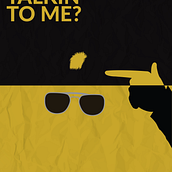 Taxi Driver - Minimalist Poster. Film, Graphic Design, Poster Design, Social Media Design, and Vector Illustration project by Muhammed Thasrif - 03.15.2018
