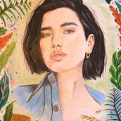 Mi Proyecto del curso: Retrato con lápiz, técnicas de color y Photoshop. Un progetto di Disegno di ritratti di ac_caceres - 03.05.2020