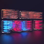 Mi Proyecto del curso: Lettering 3D: modelado y texturizado con Cinema 4D. Un progetto di 3D, Design, Progettazione 3D, Lettering, Lettering 3D, Lettering digitale e Modellazione 3D di Víctor Iglesias Andrés - 03.05.2020