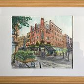 Mi Proyecto del curso: Dibujo arquitectónico con acuarela y tinta . % Valeria tarafından hazırlanan Çizim, Sulubo, Ve a Resim projesi - 05.03.2020