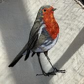 Mi Proyecto del curso: Pintar con hilo: técnicas de ilustración textil. Embroider project by Sarah Mendoza - 05.03.2020
