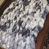 Mi Proyecto del curso: Introducción al arm knitting y teñido de lana. Un progetto di Artigianato e Creatività di imespinosa - 20.04.2020