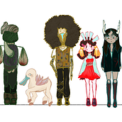 Mi Proyecto del curso: Fábrica de personajes ilustrados. Concept Art project by Claudia Aguilar - 05.04.2020